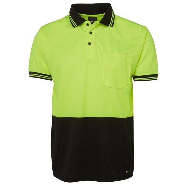 JB's Mens Hi Vis S/S Traditional Polo Thumbnail