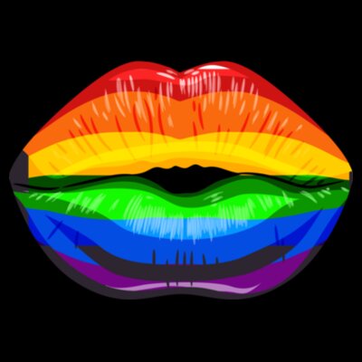 Pride Lips: Men's Designer Tee Design