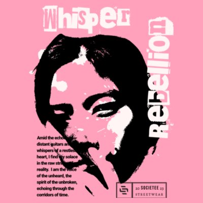 Whisper Rebellion Men's Tee Design