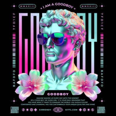 Good Boy: Men's Designer Hoodie Design