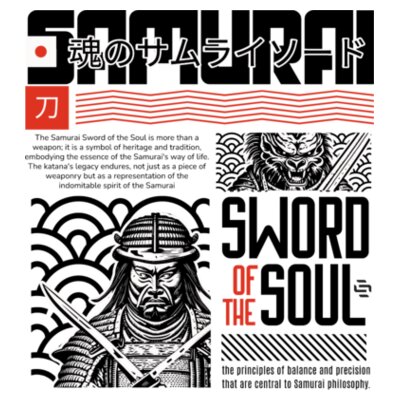 Samurai Sword of the Soul: Women's Fitted Tee Design