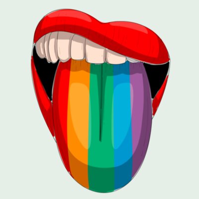 Pride Attitude: Men's Designer Tee Design