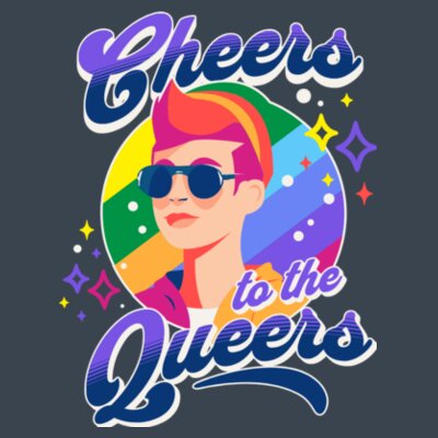 Cheers to the Queers: Men's Designer Hoodie Design