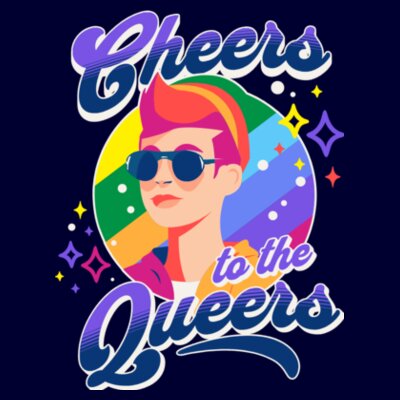 Cheers to the Queers: Women's Scoop Tee Design