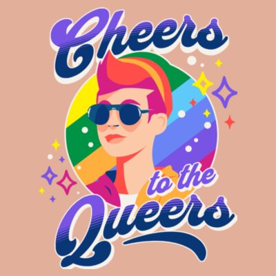 Cheers to the Queers: Women's Crop Top Design
