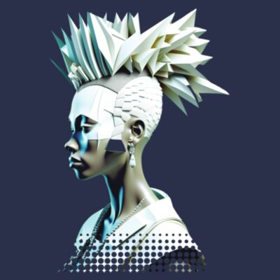 Polygon Warrior: Men's Designer Hoodie Design