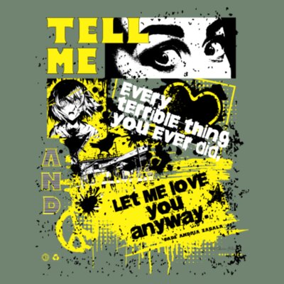 Tell Me Everything: Men's Designer Tee Design