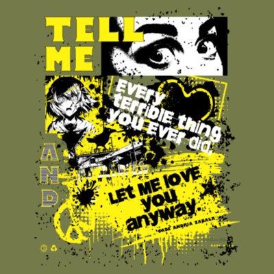 Tell Me Everything: Men's Designer Tank Top Design
