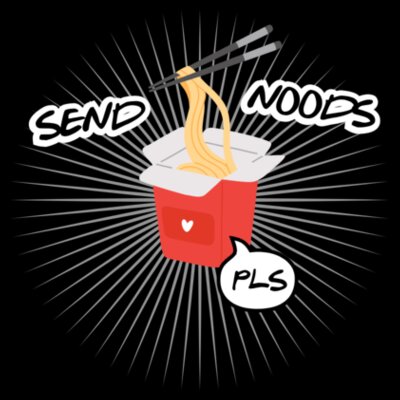Send Noods: Women's Scoop Tee Design