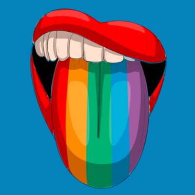 Pride Attitude: Women's Fitted Tee Design