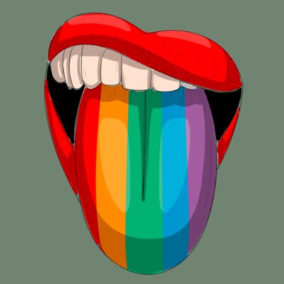 Pride Attitude: Women's Scoop Tee Design