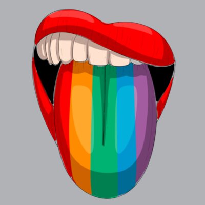 Pride Attitude: Women's Racerback Tank Top Design
