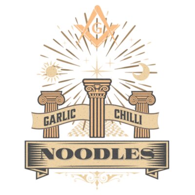 Mystic Noodles: Men's Ringer Tee Design