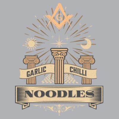 Mystic Noodles: Women's Racerback Tank Top Design