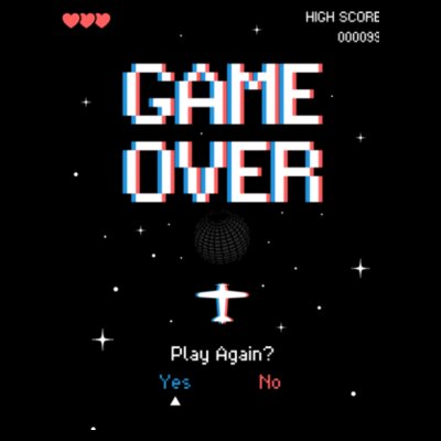 Game Over: Men's Designer Tank Top Design