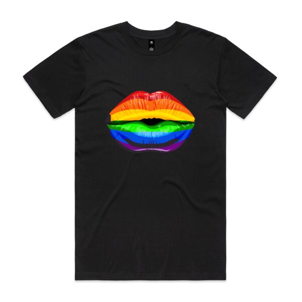 Pride Lips: Men's Designer Tee Thumbnail