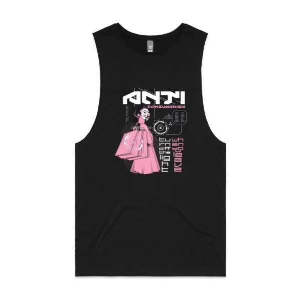 Anti Consumerism: Men's Designer Tank Top Thumbnail