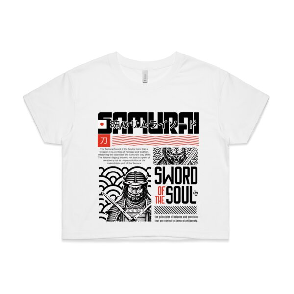 Samurai Sword of the Soul: Women's Crop Top Thumbnail