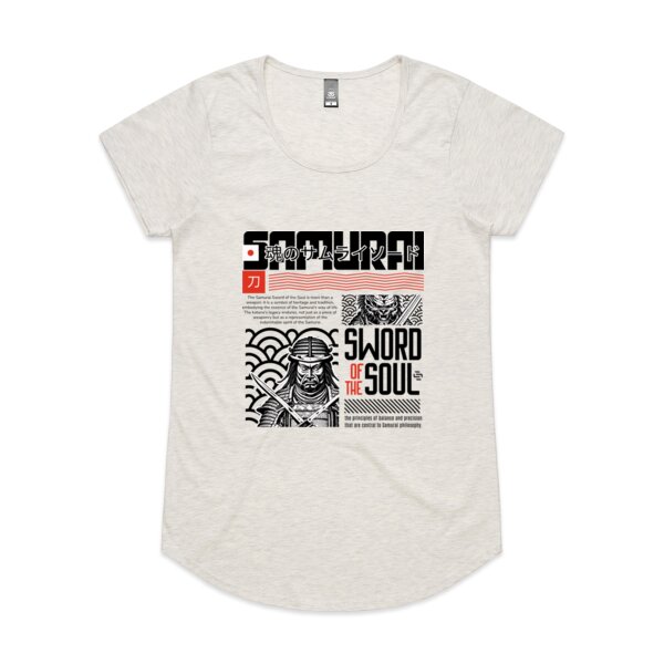 Samurai Sword of the Soul: Women's Fitted Tee Thumbnail