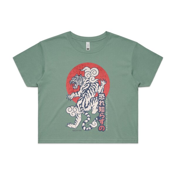 Japanese Tiger: Women's Crop Tee Thumbnail