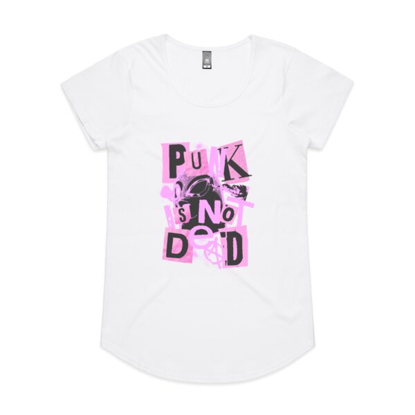 Punk is Not Dead: Women's Scoop Tee Thumbnail