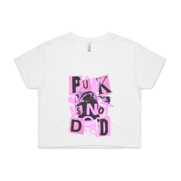 Punk is Not Dead: Women's Crop Tee Thumbnail