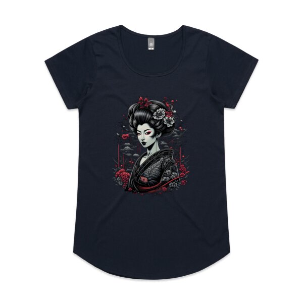 Geisha Beauty: Women's Scoop Tee Thumbnail