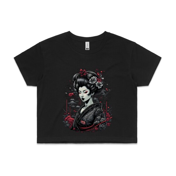 Geisha Beauty: Women's Crop Top Thumbnail