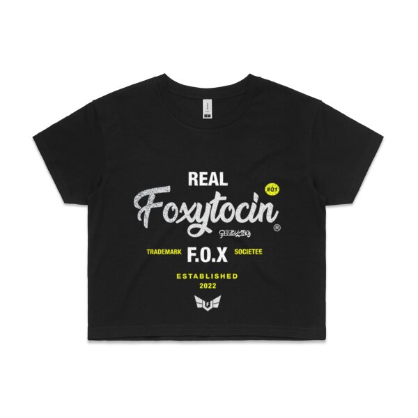 Foxytocin: Designer Women's Crop Top Thumbnail