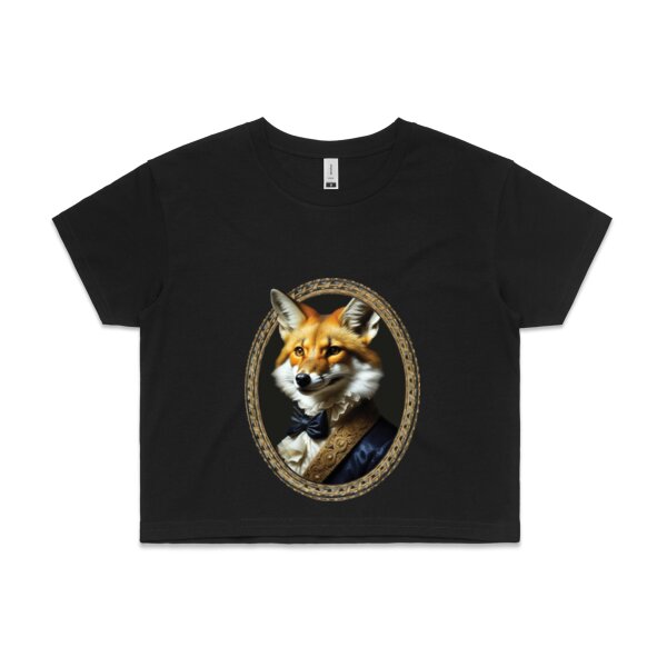 Distinguished Gentleman: Women's Crop Top Thumbnail