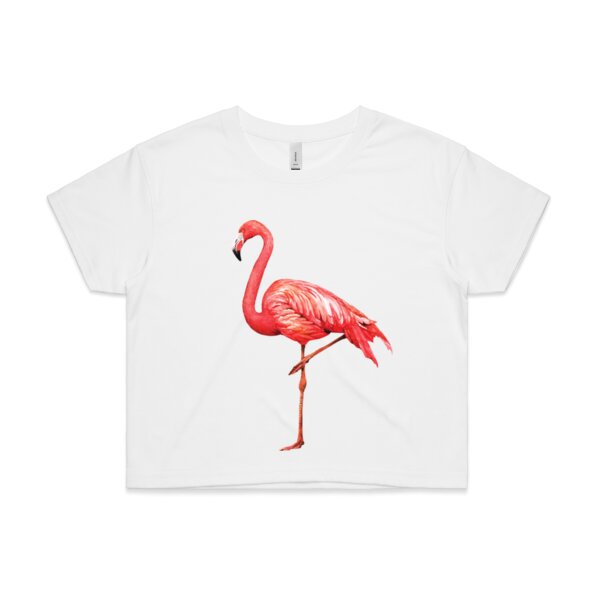 Flamingo: Women's Crop Top Thumbnail
