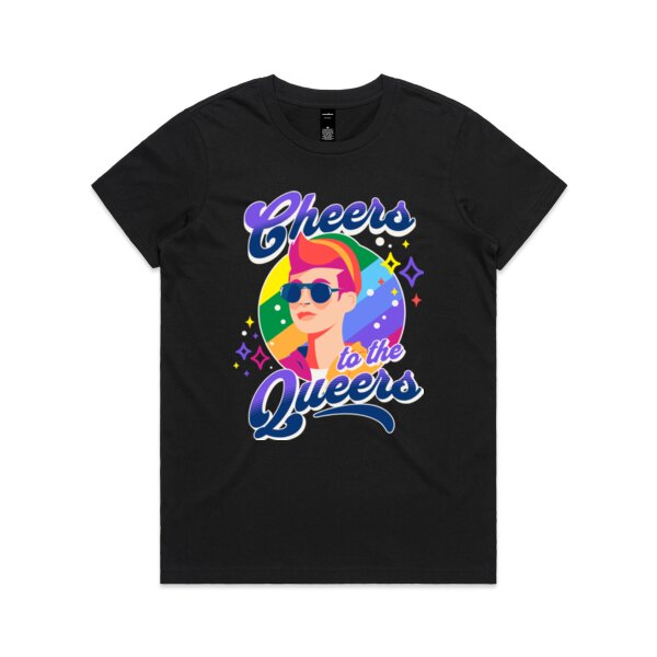 Cheers to the Queers: Women's Regular Tee Thumbnail