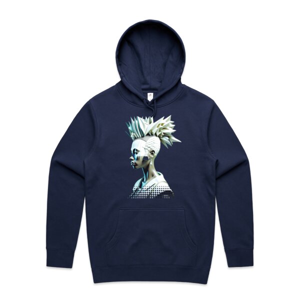 Polygon Warrior: Men's Designer Hoodie Thumbnail