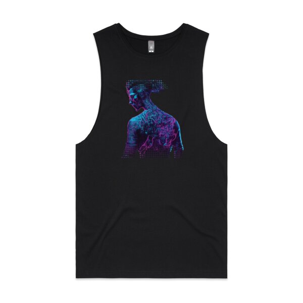 Digital Imprint: Men's Designer Tank Top Thumbnail