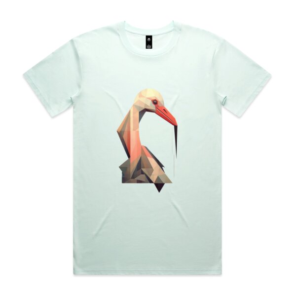 Geometric Pelican: Men's Designer T-shirt Thumbnail
