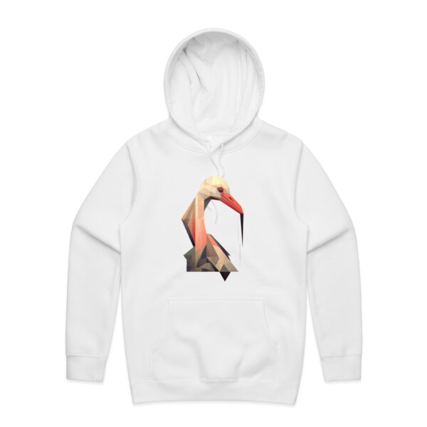 Geometric Pelican: Men's Designer Hoodie Thumbnail