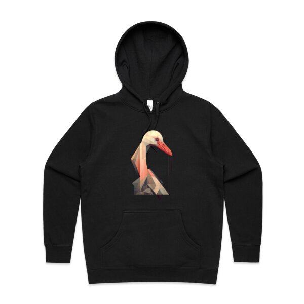 Geometric Pelican: Women's Designer Hoodie Thumbnail