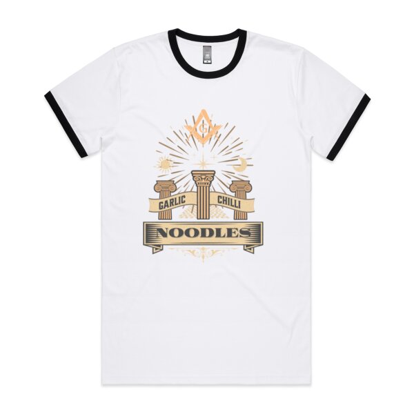 Mystic Noodles: Men's Ringer Tee Thumbnail