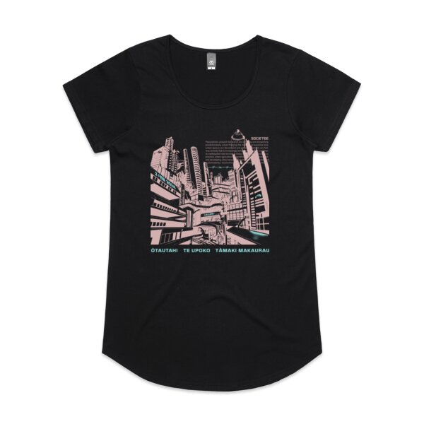 Urban Graffiti: Women's Scoop Tee Thumbnail