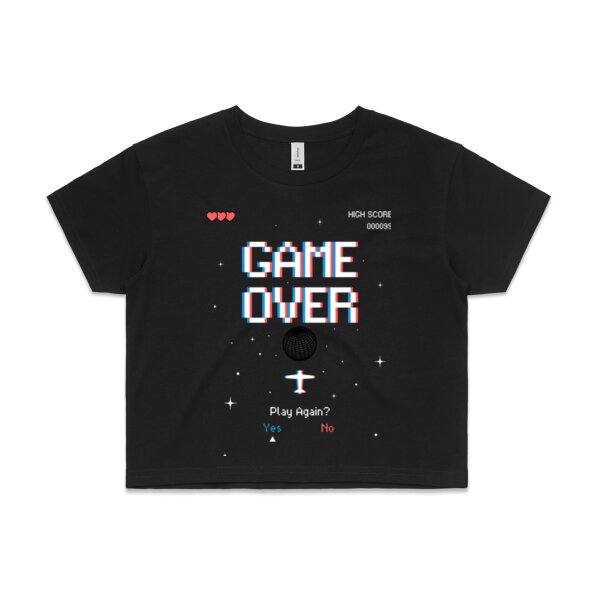 Game Over: Women's Crop Top Thumbnail